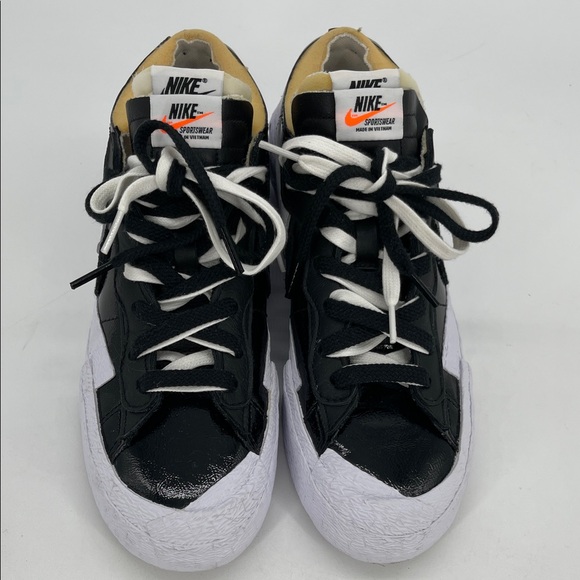 Nike Blazer Low “Black Patent Leather” x sacai Men’s Sneakers Size 7.5 main image 5